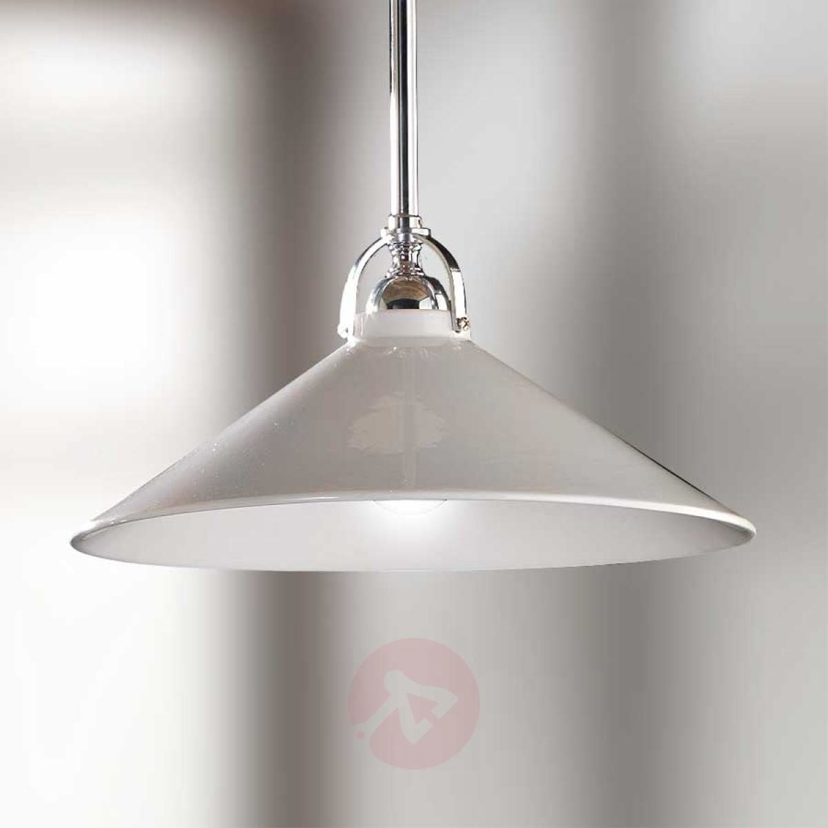 Biała lampa wisząca GIACOMO