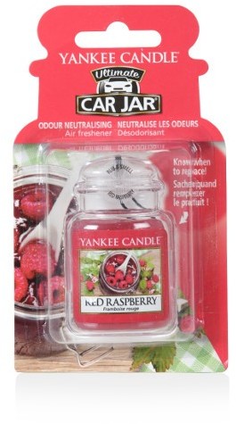 Yankee Candle Zawieszka Zapachowa do Auta Car Jar Ultimate Red Raspberry 1521592E