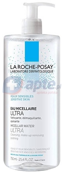 La Roche-Posay woda micelarna do skóry wrażliwej 750ml