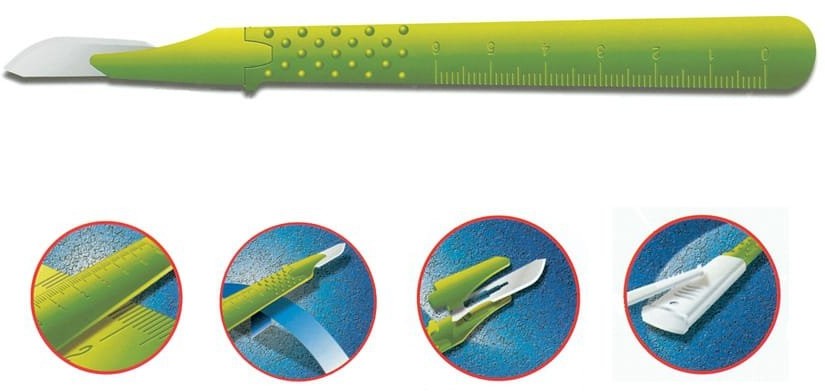 Gima DISPOSABLE SCALPELS N. 20 - sterile Skalpele jednorazowe rozmiar 20 TOW006766