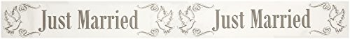 Folat Dekoracja znacznika taśma  Just Married 15 m