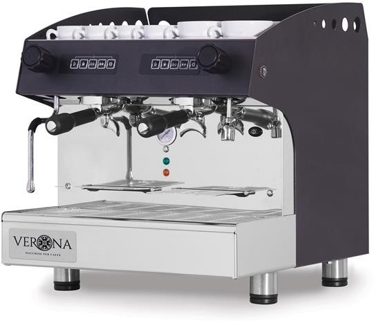 Hendi 1 Ekspres do kawy JULIA Compact, 2-grupowy, automatyczny, czarny 207499