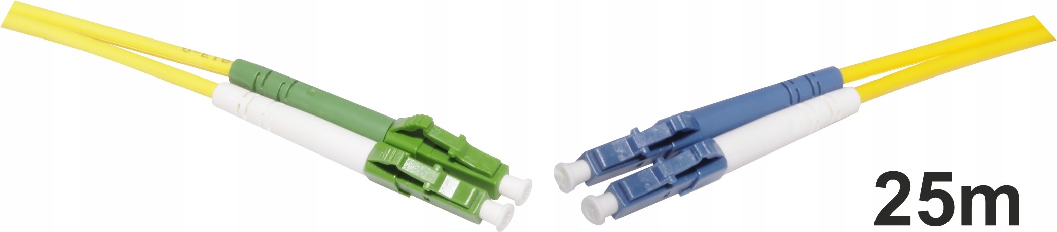 Patchcord Lc/apc-lc/pc Sm dx 2.8mm G657A1 25m