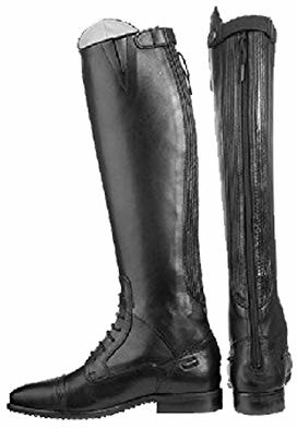 HKM HKM Męskie spodnie Reitstiefel-Valencia, Langlänge/Enge Weite, Czarny - 40 EU 3997-9100-0536