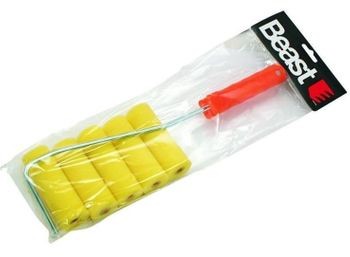 Beast Wałek malarski 100mm 5 szt + rączka zestaw 1452) 1740