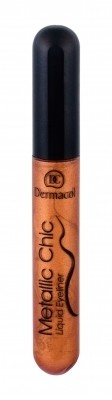 Dermacol Metallic Chic eyeliner 6 ml dla kobiet 2 Bronze