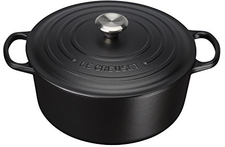 Le Creuset rondel żeliwny 18 cm z serii Signature, czarny, 18 cm 21177180000430