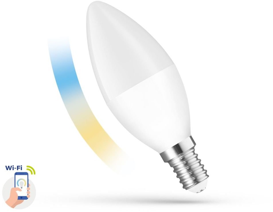 Spectrum Żarówka LED Świecowa 5W E14 CCT Smart WOJ+14413 WOJ+14413