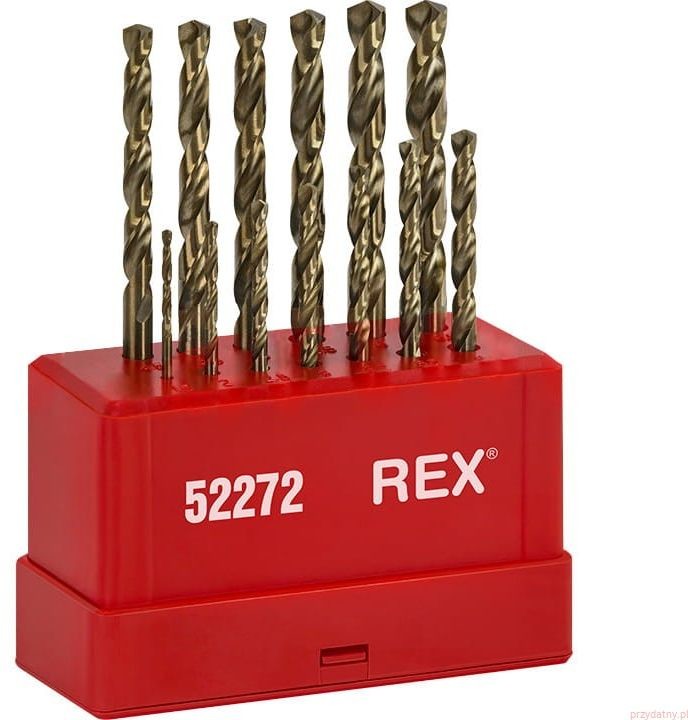 HSS REX Komplet wierteł kobaltowych do metalu Co 5% 1.5-6.5mm 13szt ART52272