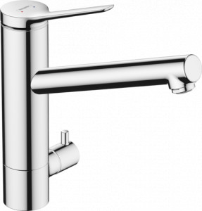 Hansgrohe 74808000 Zesis M33 Jednouchwytowa bateria kuchenna 200 z zaworem umożliwiającym podłączenie pralki lub zmywarki 1jet chrom