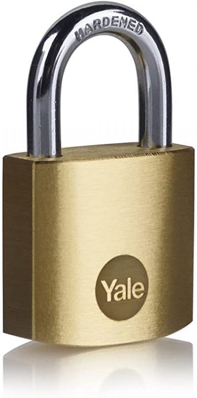 Yale Y110B/50/126/1 Kłódka mosiężna ze stalowym pałąkiem Y110B/50/126/1