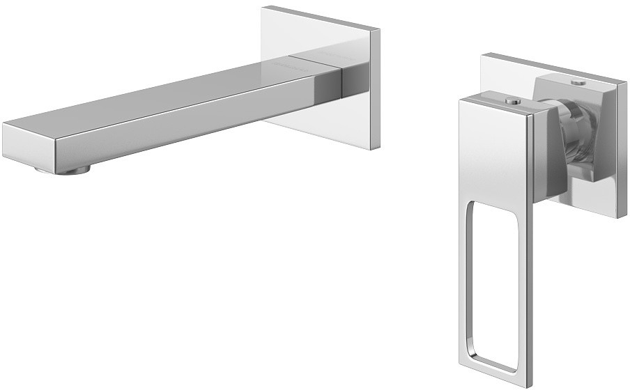 Kohlman Nexen Jednouchwytowa bateria umywalkowa podtynkowa 20 cm chrom QW183U-20CM