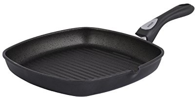 De Buyer 8318.28 patelnia do grillowania, aluminium, srebrny, 27,9 x 20,1 x 10,9 cm 831828