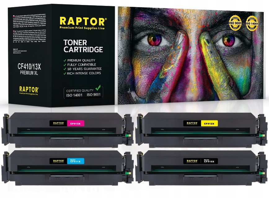 4x Toner Do Hp 410X M452dn M452dw M477fdn M477fdw