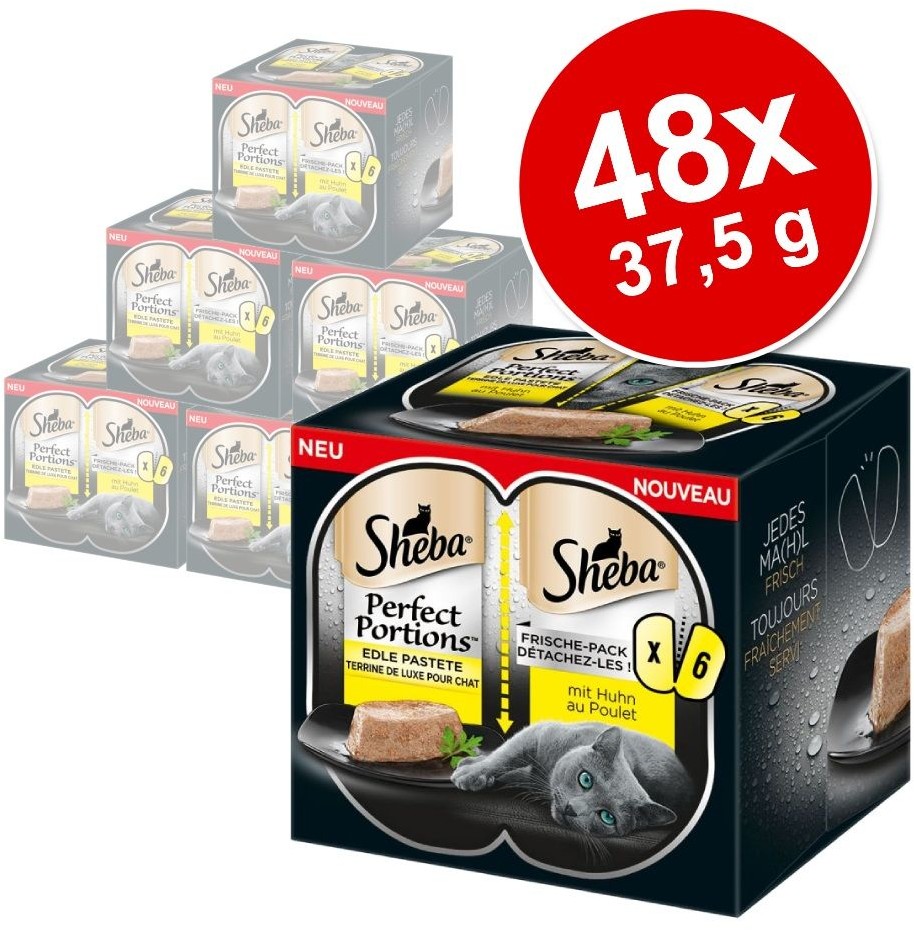 Sheba Megapakiet Perfect Portions, 48 x 37,5 g - Indyk