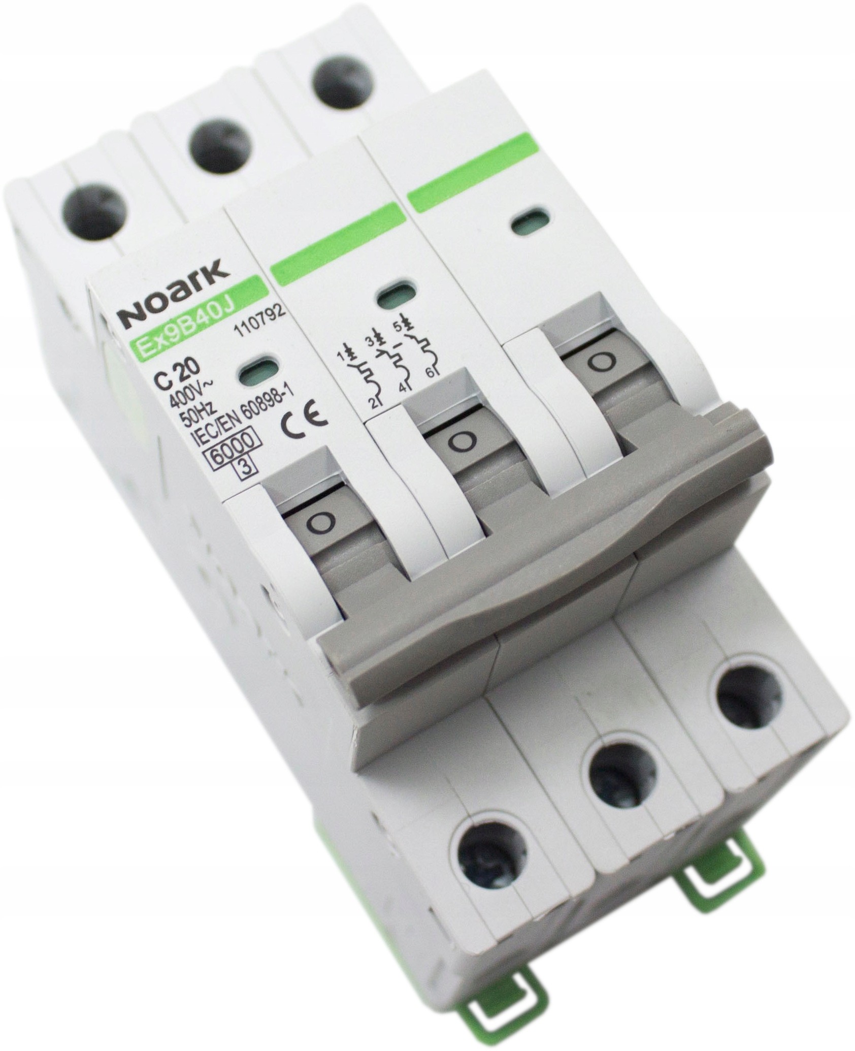Noark Wyłącznik Nadprądowy B16 A 3P Slim 110747