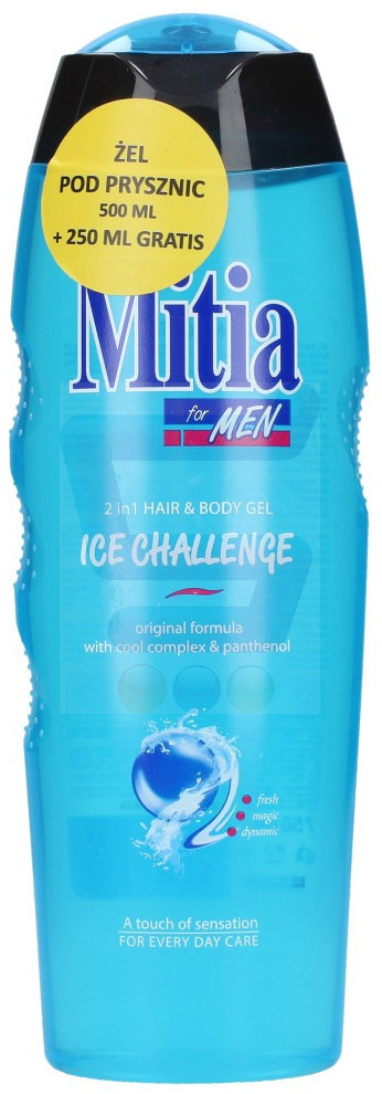 Mitia for Men 2w1 Żel pod prysznic Ice Challenge 750 ml