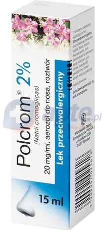 Polfa Warszawa Polcrom 2% aerozol do nosa 15ml