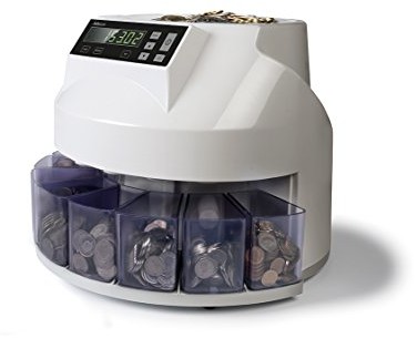 Safescan 1250 CHF automatyczny licznik na monety i urządzenie sortujące na CHF zählt i sortowane 220 CHF monety na minutę, szary 1250 CHF