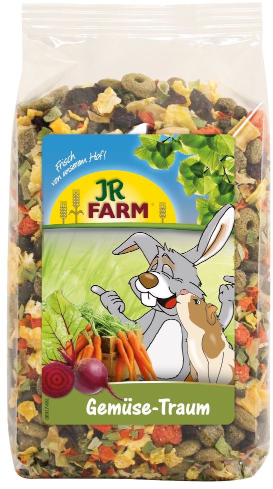 JR Farm wymarzone warzywa dla gryzonia - 3 x 600 g
