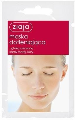 Ziaja Maska dotleniająca z glinką czerwoną do każdego rodzaju skóry 7ml
