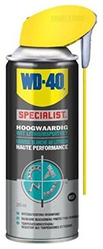 WD-40 1810143 31408 wysokiej jakości biały Lithium tłuszczu w sprayu 250 ML, Grey 1810143