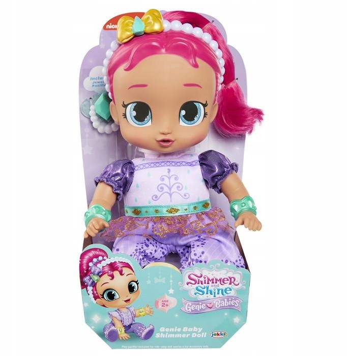 Laleczka dżin Shimmer i Shine Baby różowe włosy