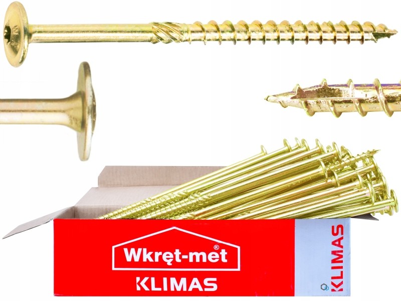 Wkręty Ciesielskie 8x240 Torx Łeb Talerzowy 50szt