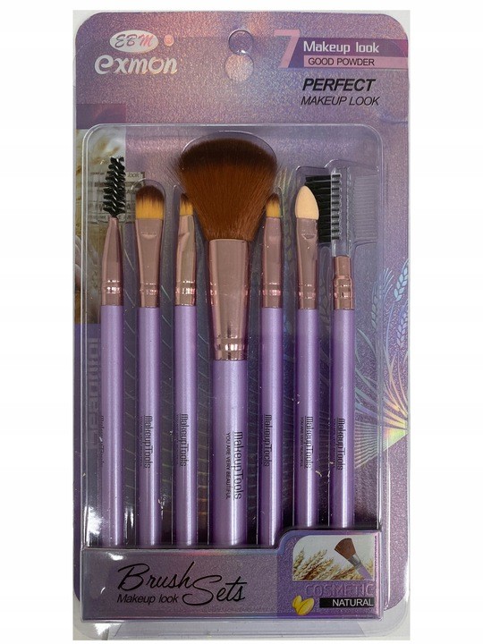 Profesjonalny zestaw 7 pędzli do makijażu