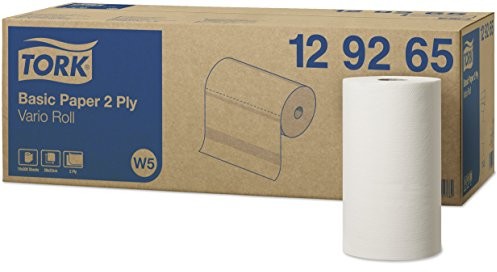 Tork standardowy papier wilgotne chusteczki dla dzieci W5 2-warstwowe Biały, rolka 23 x 27,5 cm A 200 ścierek 129265