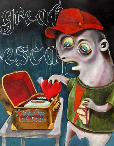 Electra wzornictwo 90 x 120 cm Great Escape Art Print, Multi-Color EL504-90120-L