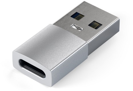 SATECHI SATECHI TYPE-A TO TYPE-C ADAPTER | Silver ST-TAUCS