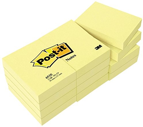 Post-it Post-It Notes Promotion, 100 bez notatnikiem, 9 blok Block + 3 gratis, żółty 4001895871672