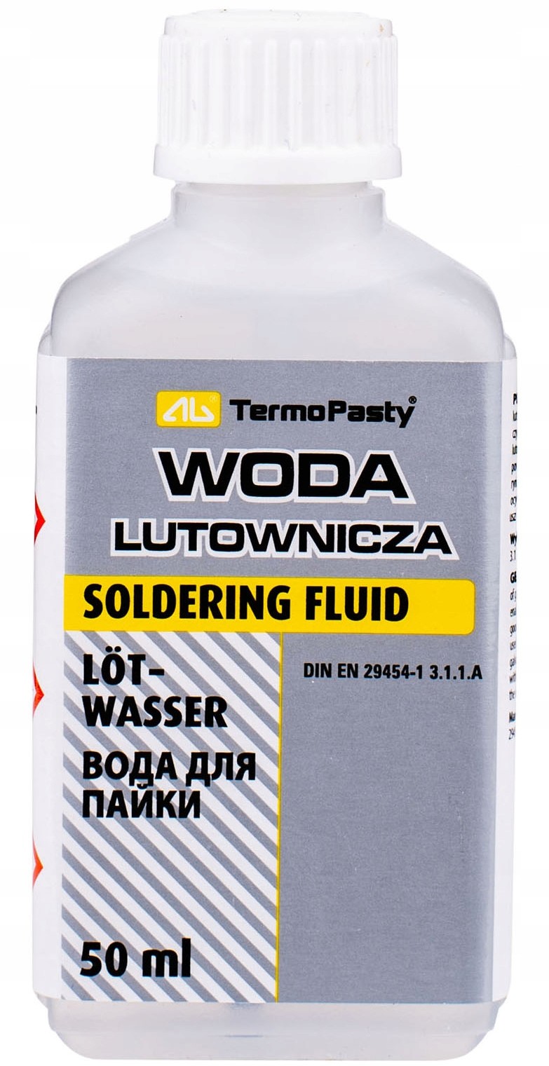 Woda lutownicza 100 ml do lutowania blach rynien