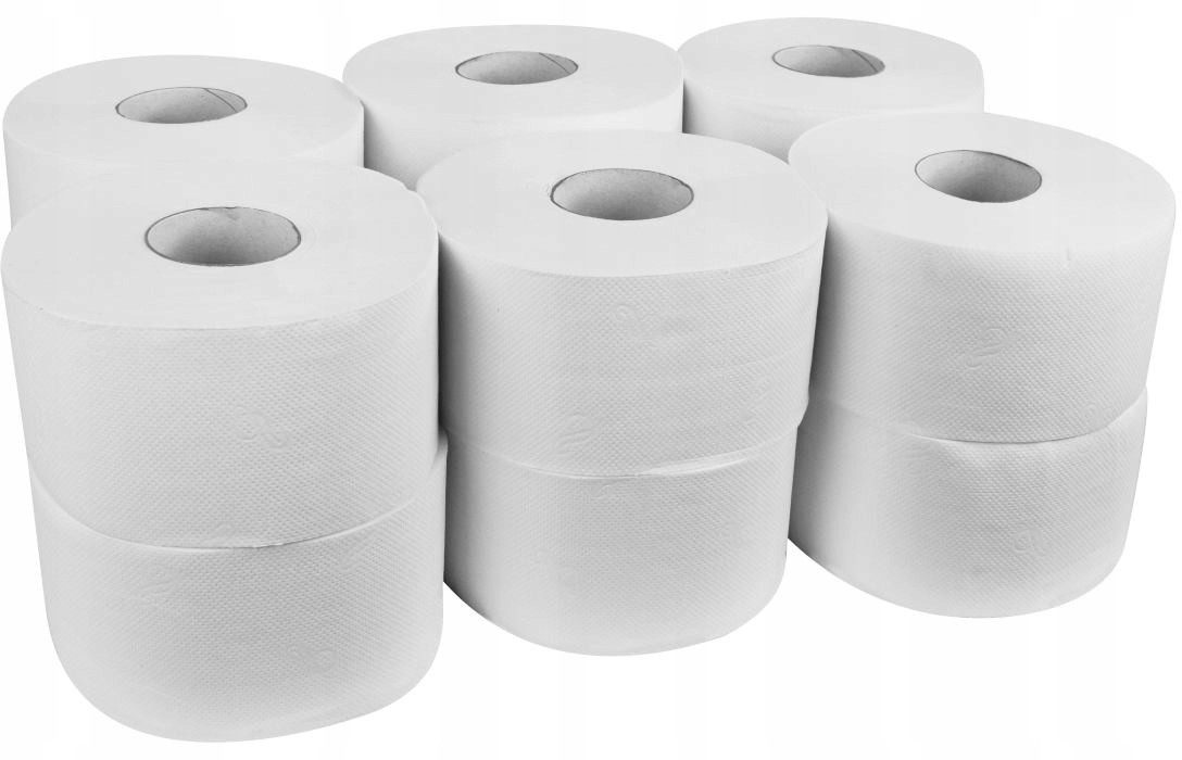 Jumbo Papier toaletowy Celuloza 2 warstwy 12 sztuk