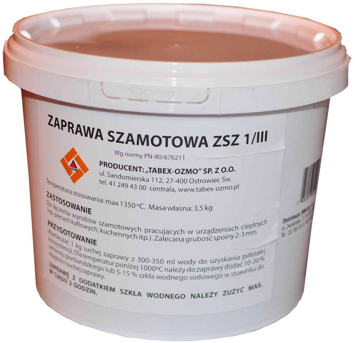 Ceresit OBI Tabex-Ozmo szamotowa w wiaderku 3,5 kg