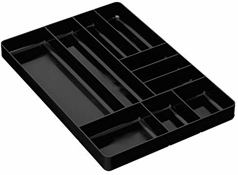 Ernst Manufacturing-5011-Black 11-inch by 16-inch organizer Tray, 10 Compartments by Ernst Manufacturing