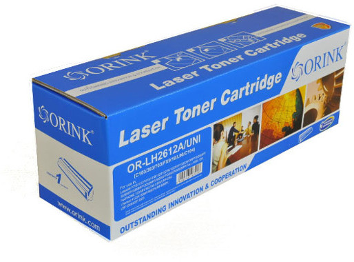 Orink Toner Q2612A/FX10 do drukarek HP LaserJet 1010 / 3015MFP / M1005MFP / Canon FX10 | Black | 2000str. LH2612A/FX10 OR orink_Q2612A/FX10 OR