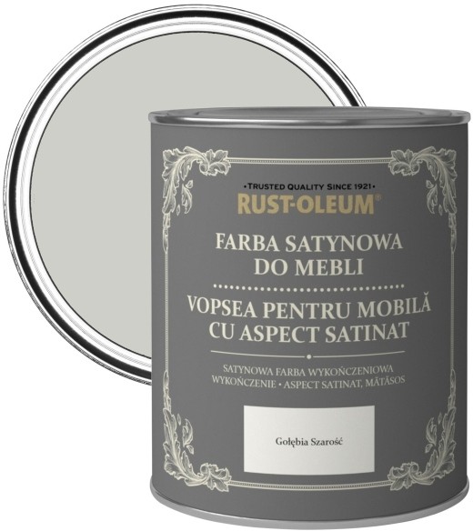 Rust-Oleum Farba do mebli Rust-Oleum gołębia szarość satyna 0 75 l R0070115G5