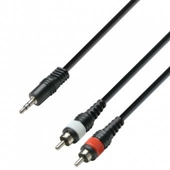 ah Cables Kabel audio 3,5 MM JACK stereo na 2 X cinch Male K3YWCC0100