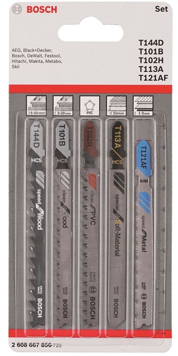 Bosch STIKSAVKLINGEST UNIVERSAL 5STK 2608667856