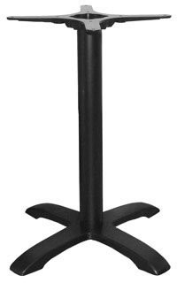 Bolero ce154 żeliwo nogi do stołu dno, czarny CE154