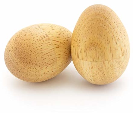 World Rhythm World Rhythm drewniane naturalne shakersy do jajek  para WR-EGG-WD