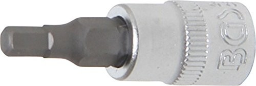 BGS wkładka bit 6,3 MM, 1/4 cala, gwint wewnętrzny 6-kątna 4 MM, 2498