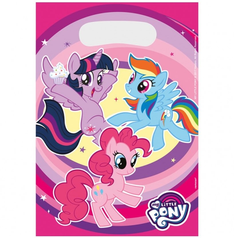 AMSCAN Torebki prezentowe My Little Pony - 8 szt. 9902513