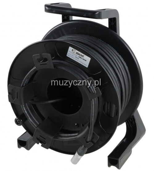 Neutrik Bitner Bitner NET7-50-B skrętka mobilna Cat7 S/FTP, 50mb na bębnie 70225, ekran pleciony, kolor czarny, złącza ethercon NE8MX6