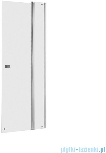 Roca Capital drzwi prysznicowe ze ścianką stałą 90x195cm przejrzyste AM4609012M