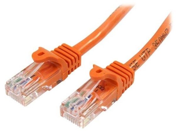 StarTech com 7m Orange Cat5e / Cat 5 Snagless Ethernet Patch Cable 7 m - patch cable - 7 m - orange 45PAT7MOR