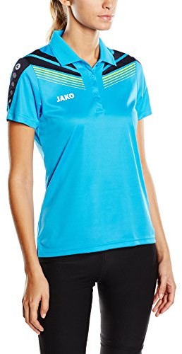 Jako Pro koszulka polo, damska, wielokolorowa 54722_Blau/Marine/Citro_42-44
