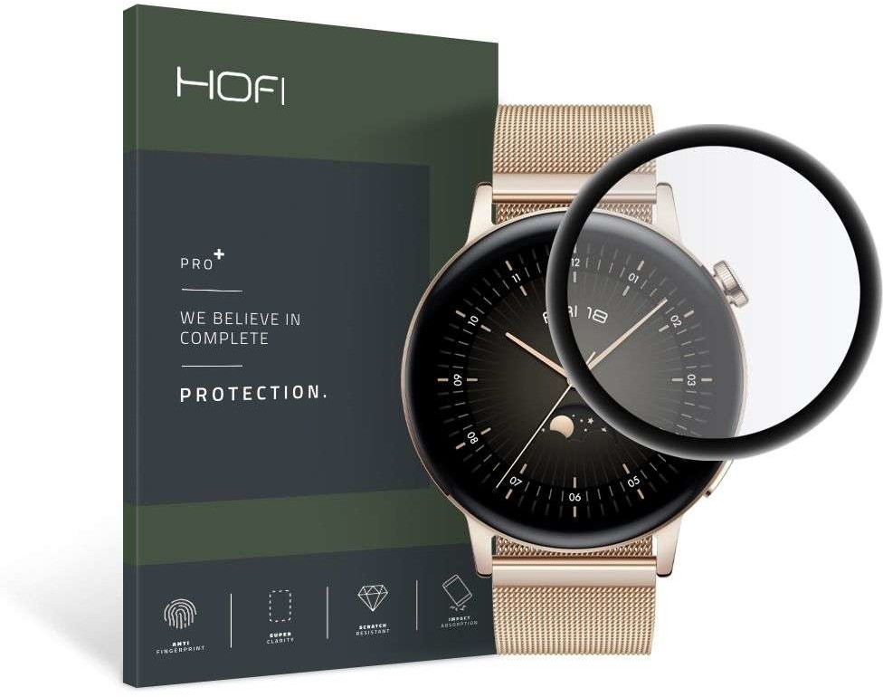 Hofi Szkło hybrydowe Hofi Hybrid Pro+ do HUAWEI Watch GT 3 42mm Black 11865